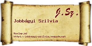 Jobbágyi Szilvia névjegykártya
